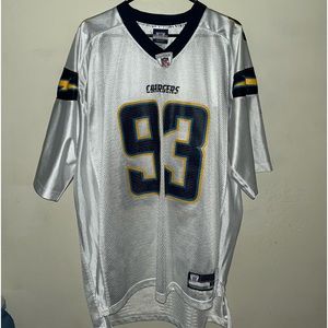 Castillo San Diego chargers jersey (see through)